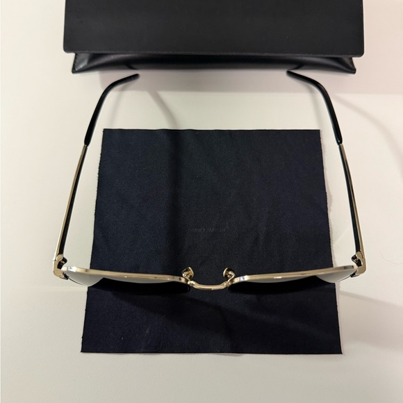 Saint Laurent Black Aviator Sunglasses - Picture 2 of 9